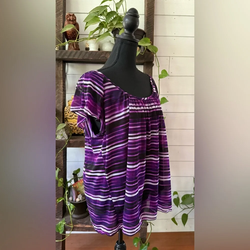 Worthington brushed purple